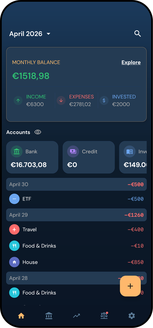 Home screen